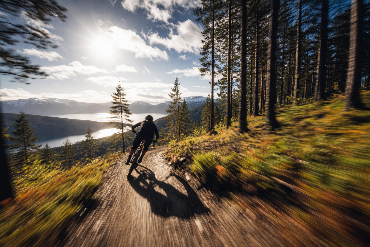 Mountain biking trail program in Norway